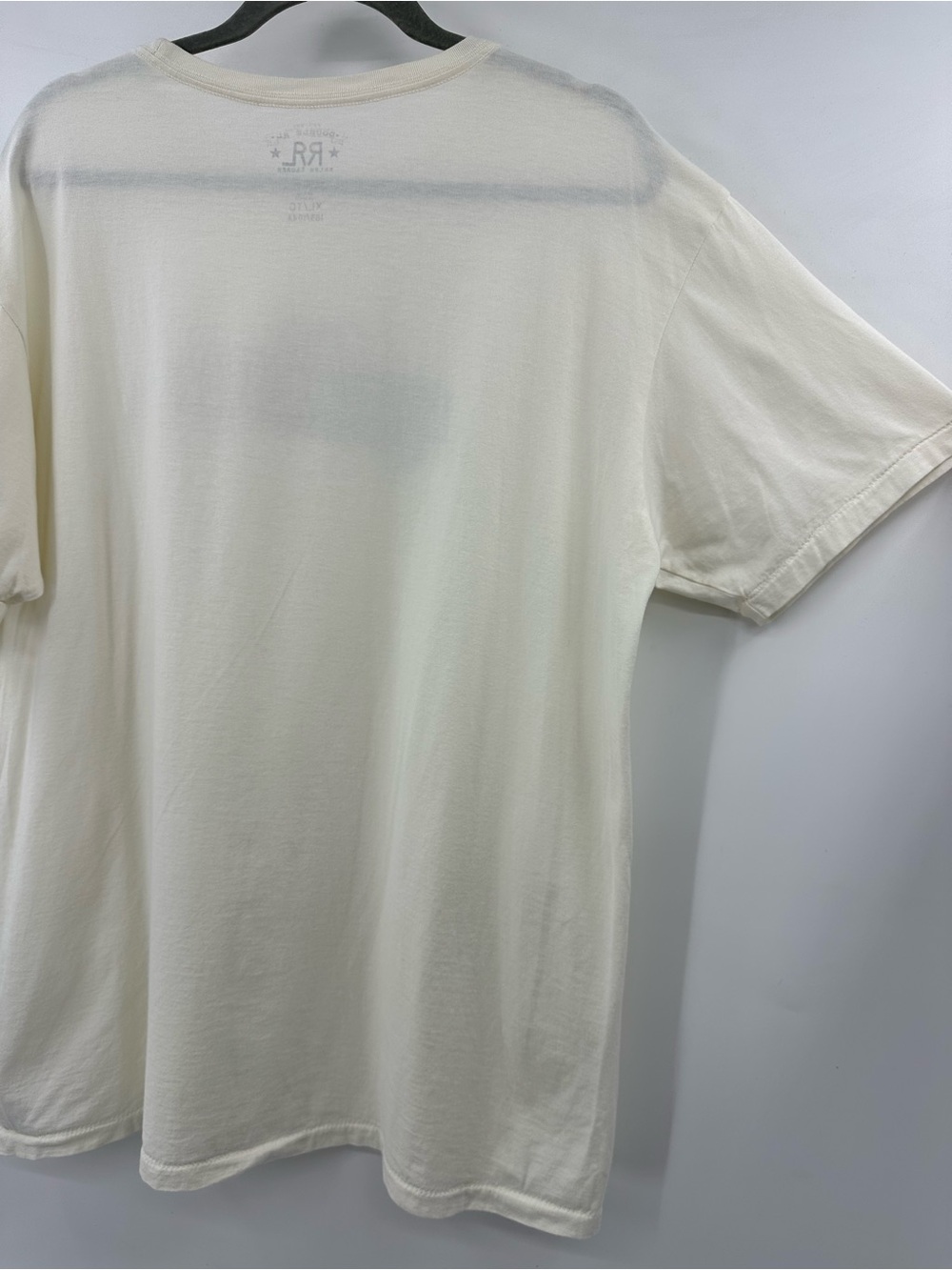 RRL Double RL Ralph Lauren Cream Short-Sleeve Tee with Black Truck Graphic - Picture 7 of 10